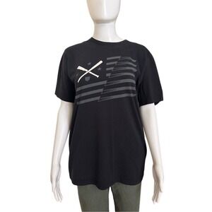 Under Armour Black Loose Fit Heat Gear Graphic Short-Sleeve T-Shirt Size Small
